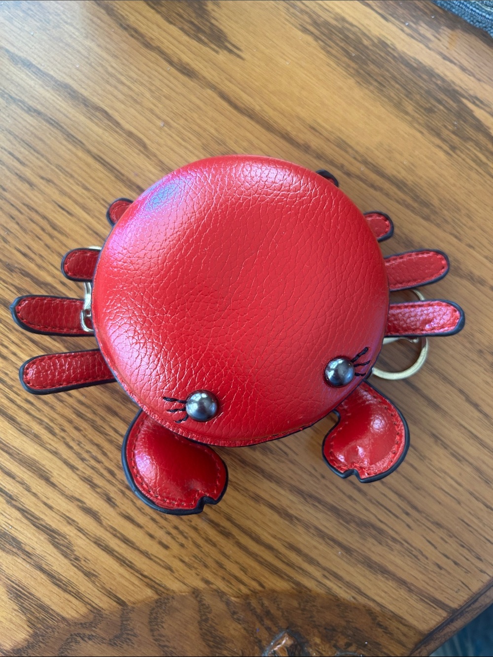 Red Crab Coin Pouch Keyring
